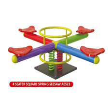 4 SEATER SQUARE SPRING SEESAW